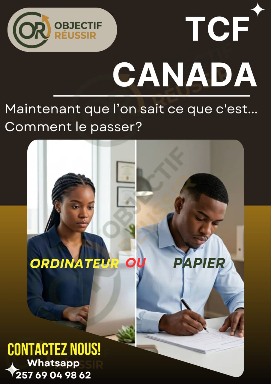 🇨🇦 TCF Canada : sur ordinateur ou sur papier ?
